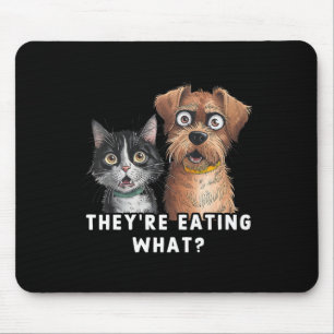 Tapis De Souris Drôle Débat Élection 2024 Animaux de compagnie Chi
