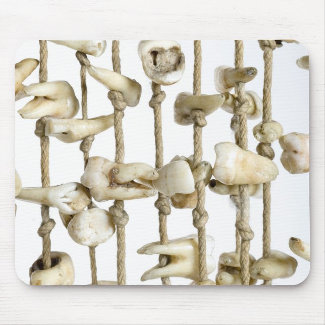 Tapis De Souris Drôle Dentaire Photographie Dentaire Extrait Dents (Devant)