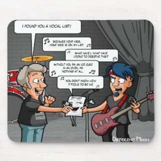 Tapis de souris drôle d'humour de musique de
