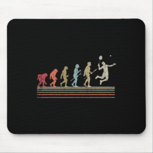 Tapis De Souris Drôle Dminton Vintage Style Retro Evolution De L'H