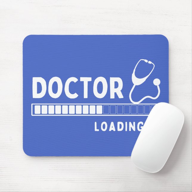 Tapis De Souris Drôle Doctor Loading Bar Médicale Future Doctor (Avec souris)
