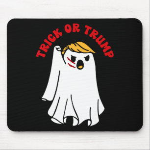 Tapis De Souris Drôle Donald Trump Ghost Fight Fist Trick Ou Trump