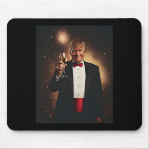 Tapis De Souris Drôle Donald Trump Nye 2025 Fête de la nouvelle an