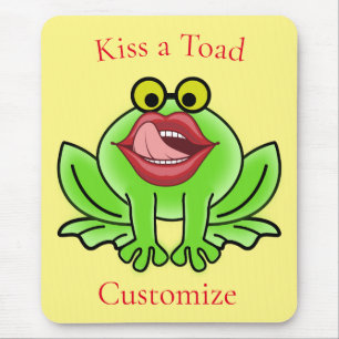 Tapis De Souris Drôle Embrasse Un Toad Thunder_Cove