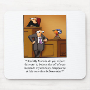 Tapis De Souris Drôle essai en Turquie de Thanksgiving !