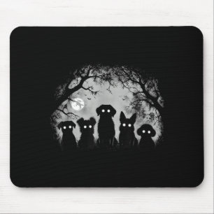 Tapis De Souris Drôle Étrange Chien Alt Goth Grunge Horreur Effray