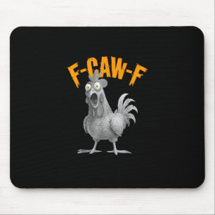 Tapis De Souris Drôle F Caw F Poulet Style Rétro Classique