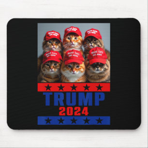 Tapis De Souris Drôle Faire Chats Sauver Encore Trump Usa Présiden
