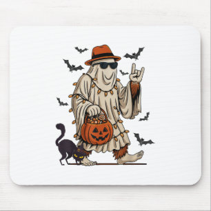 Tapis De Souris Drôle Fantôme Bigfoot Halloween Costume Sasquatch