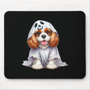 Tapis De Souris Drôle Fantôme Cavalier Roi Charles Espagnol Chien