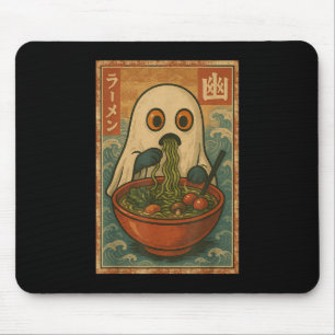 Tapis De Souris Drôle Ghost Ramen japonais Anime Retro Kawaii Pour
