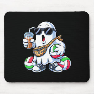 Tapis De Souris Drôle Ghost Volleyll Boo Café Halloween Hommes