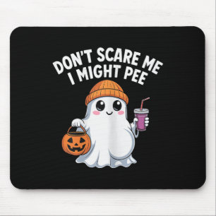 Tapis De Souris Drôle Halloween Fantôme Enceinte Ne m'E pas Je pou