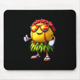 Tapis De Souris Drôle Hawaii Softll Ll Hawaïen Tropical Été Va