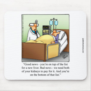 Tapis De Souris Drôle Humour Médicale Mousepad