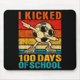 Tapis De Souris Drôle Je Renvoyé 100 Jours D'école Football 100ème
