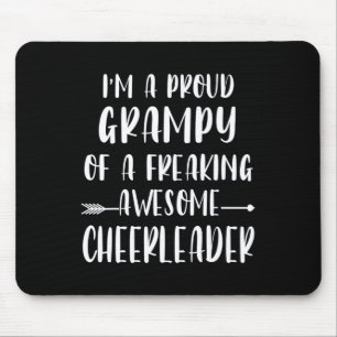 Tapis De Souris Drôle, je suis un Grampy de cheerleader fier Xm