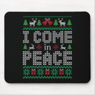 Tapis De Souris Drôle Je Viens En Paix Couple Correspondant À Un C