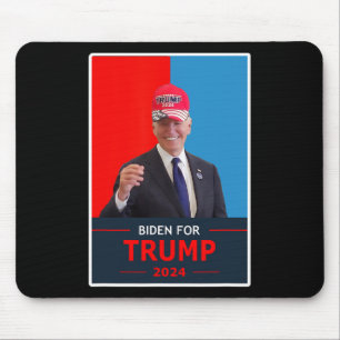 Tapis De Souris Drôle Joe Biden Pour Trump Élections 2024 Porte Un