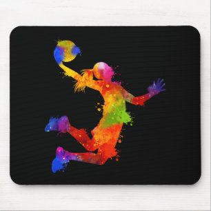 Tapis De Souris Drôle joueur de basket-ball Lover Sports Team Tie