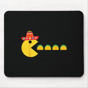 Tapis De Souris Drôle Manger Tacos Fiesta Cinco De Mayo Mexicaine