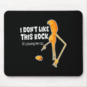 Tapis De Souris Drôle Marcus le ver Meme Je n'aime pas ce rock