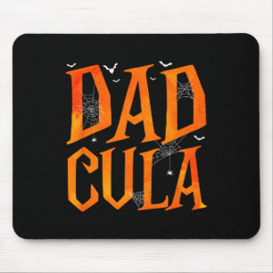 Tapis De Souris Drôle Mens Dadcula Halloween Papa Costume Momster