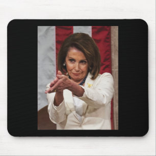 Tapis De Souris Drôle Nancy Pelosi Clap Back Anti Trump meme Tee