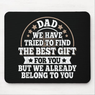 Tapis De Souris Drôle Papa Dit Graphisme Vintage Papa Père