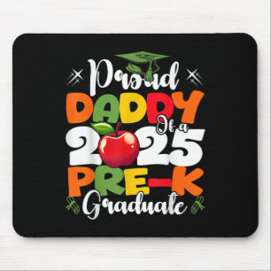 Tapis De Souris Drôle Papa Fier D'Un Cl De 2025 Pré-K Graduate