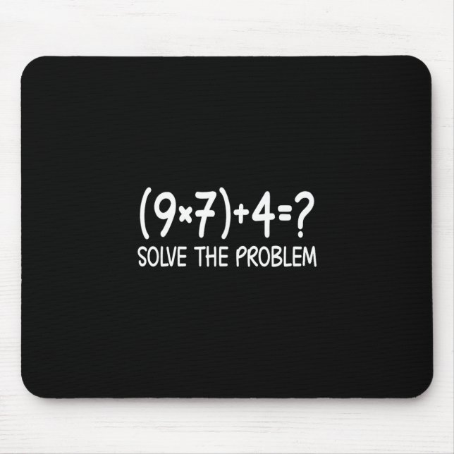 Tapis De Souris Drôle Pemdas Enseignant de Mathématiques Élémentai (Devant)