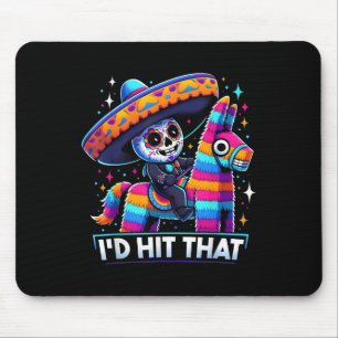 Tapis De Souris Drôle Pinatas Du Parti Mexicain J'Ai Touché Ce Cin