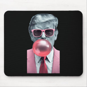 Tapis De Souris Drôle Pink Trump bulle Gum Yum Tee