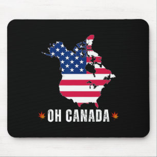 Tapis De Souris Drôle Président Donald Trump Oh Canada Amérique de