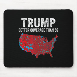 Tapis De Souris Drôle président du Qr Trump 4547 (sur le dos) Trum