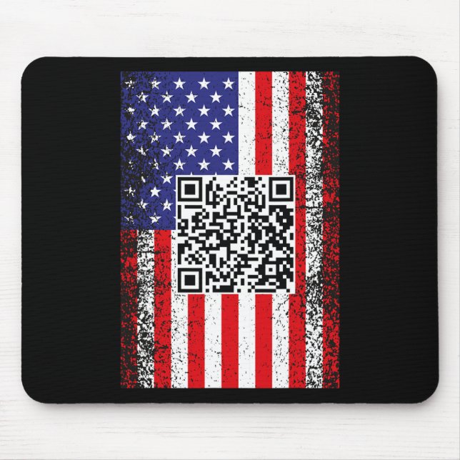 Tapis De Souris Drôle président Qr Trump Code Danse (Devant)