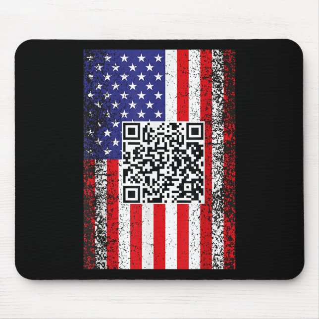 Tapis De Souris Drôle président Qr Trump Code Danse (Devant)