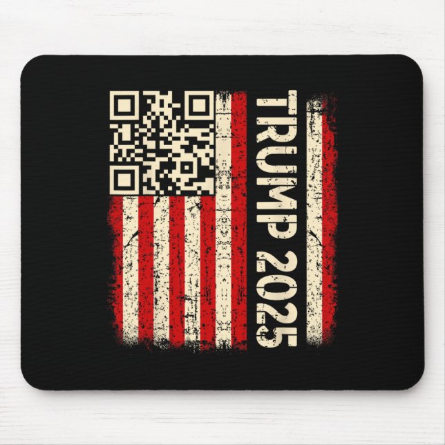 Tapis De Souris Drôle Qr Donald Trump Dancing 4745 Code Vidéo (Devant)