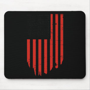 Tapis De Souris Drôle Qr Trump Danser Code Danse Rouge Et Blanc
