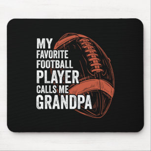 Tapis De Souris Drôle Rétro Mon Joueur De Football Favori M'Appell