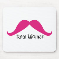 Drôle rose et noir vraies femmes Mustache
