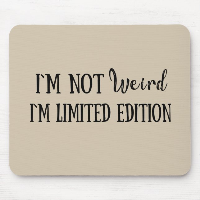 Tapis De Souris Drôle sarcastique provocation introvertie citation (Devant)