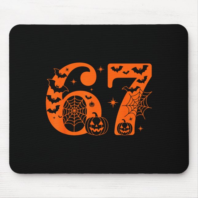 Tapis De Souris Drôle Six Sept 6 7 Conception de Meme pour couples (Devant)