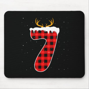 Tapis De Souris Drôle Six Sept 6 7 Mème 67 Noël Carreaux Rouges Xm