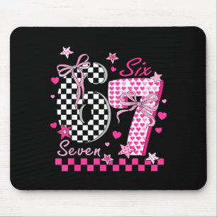 Tapis De Souris Drôle Six Sept Coquette 6 7 Mème Hommes Femmes Val