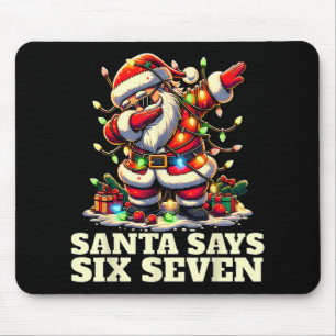 Tapis De Souris Drôle Six Sept Noël 6-7 Mème Santa 6 7 Père Noël