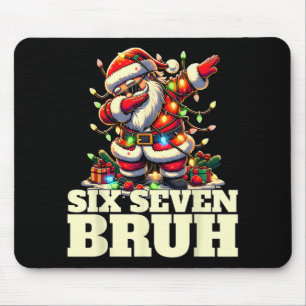 Tapis De Souris Drôle Six Sept Noël 6-7 Meme Santa 6 7 Six S