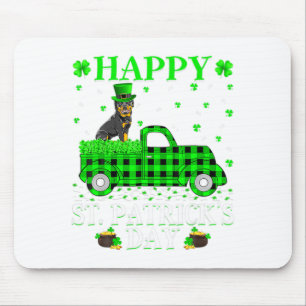 Tapis De Souris Drôle sur un régime et Shamrock de la Saint-Patric