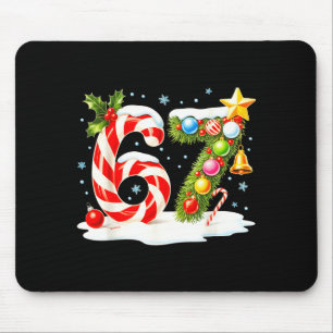 Tapis De Souris Drôle Sympa Vilain 6 7 Noël 67 Mème Xmas Garçons