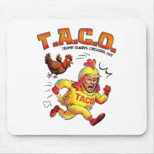 Tapis De Souris Drôle Taco Trump Épouse Toujours Les Mens Chemises